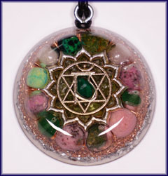 Heart Chakra Orgone Pendant