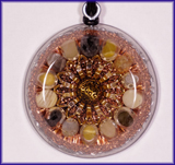 Solar Plexus Chakra Orgone Pendant