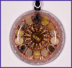 Solar plexus Chakra (2nd) Orgone Pendant