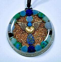 Angel Amulet Orgone Pendant