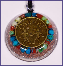 Gemini Orgone Pendant