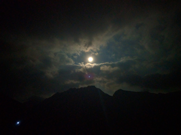 Moldoveanu Full Moon