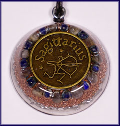 Sagittarius Orgone Pendant