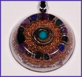 Third Eye Chakra Orgone Pendant